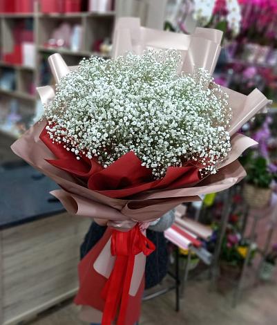 Букет цветов из: Гипсофила в Стародеревянковской