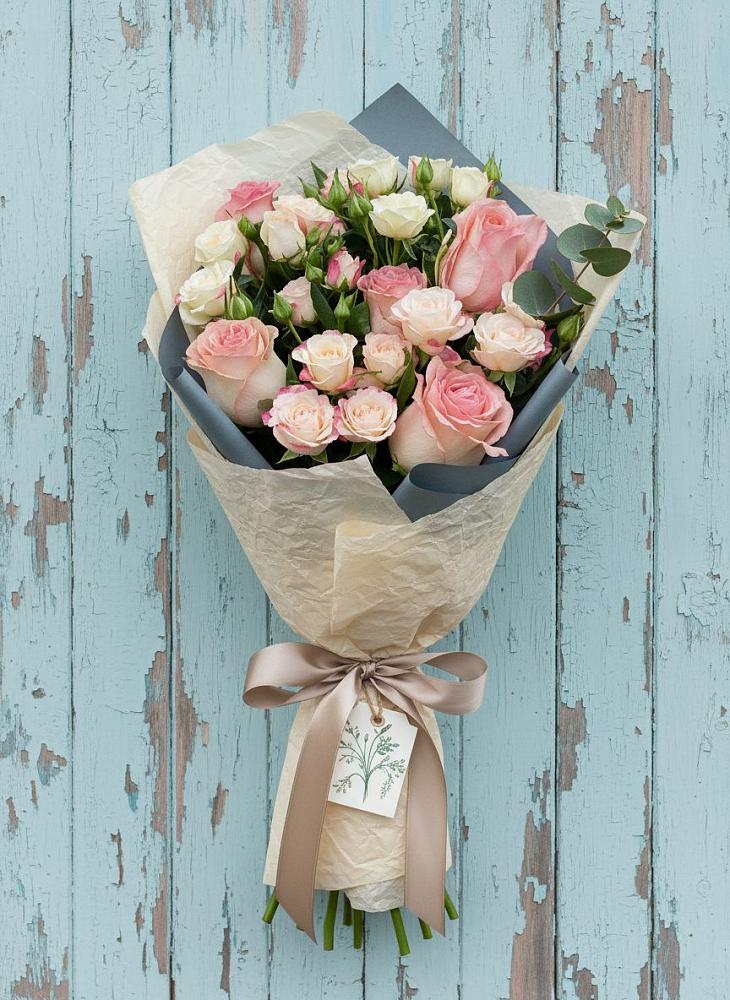 Букет цветов из: Розы в Стародеревянковской