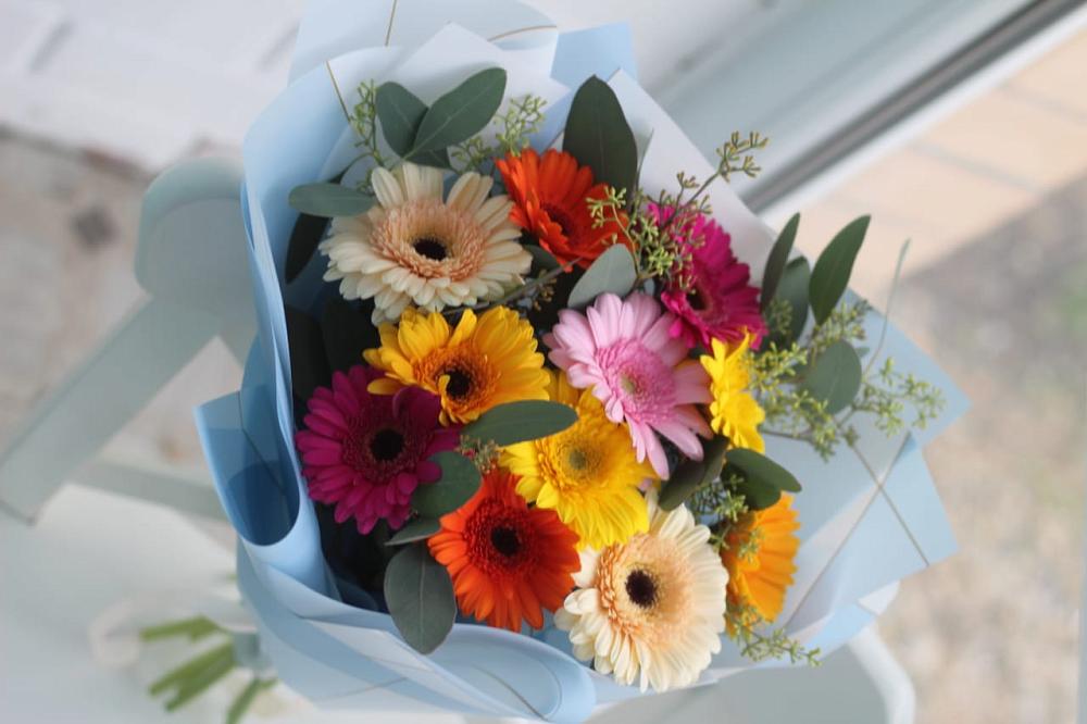 Букет цветов из: Герберы в Стародеревянковской