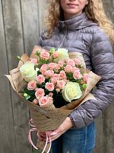 Букет голос любви в Стародеревянковской Букет цветов из: Розы в Стародеревянковской