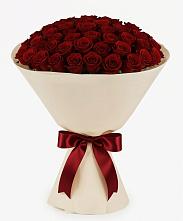 Букет 101 Бордовая роза Блэк Бакарра в Стародеревянковской