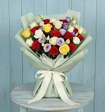 Букет цветов из:  Розы #REPLACE_PRED# Стародеревянковской