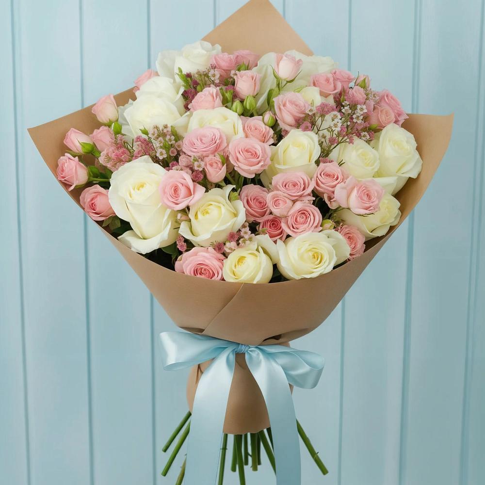 Букет цветов из: Розы в Стародеревянковской