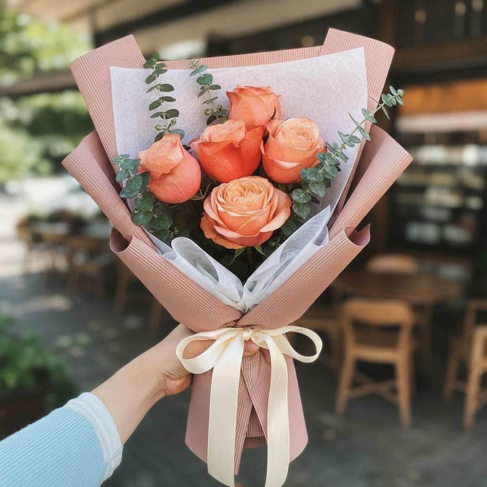 Букет цветов из: Розы в Стародеревянковской