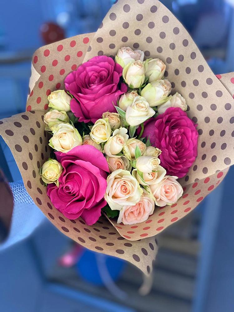 Букет цветов из: Розы в Стародеревянковской