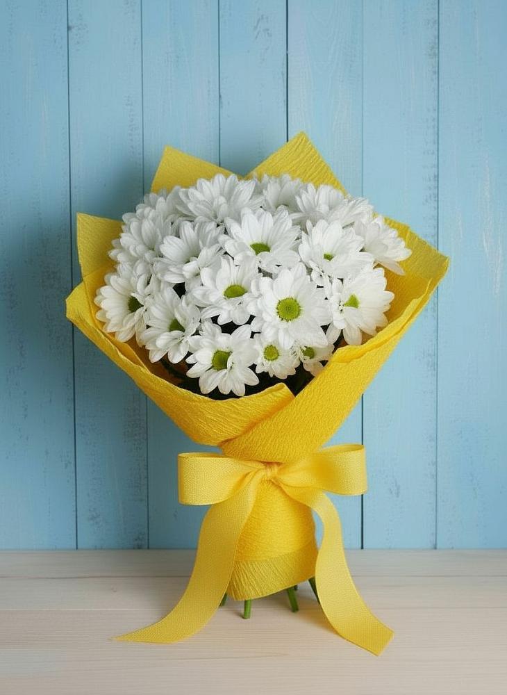 Букет цветов из: Хризантемы в Стародеревянковской