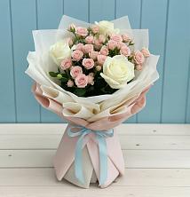 Букет цветов из:  Розы в Стародеревянковской
