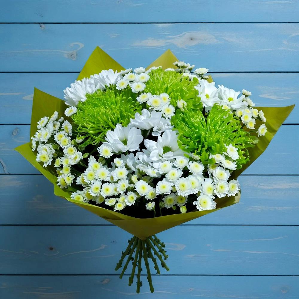 Букет цветов из: Хризантемы в Стародеревянковской