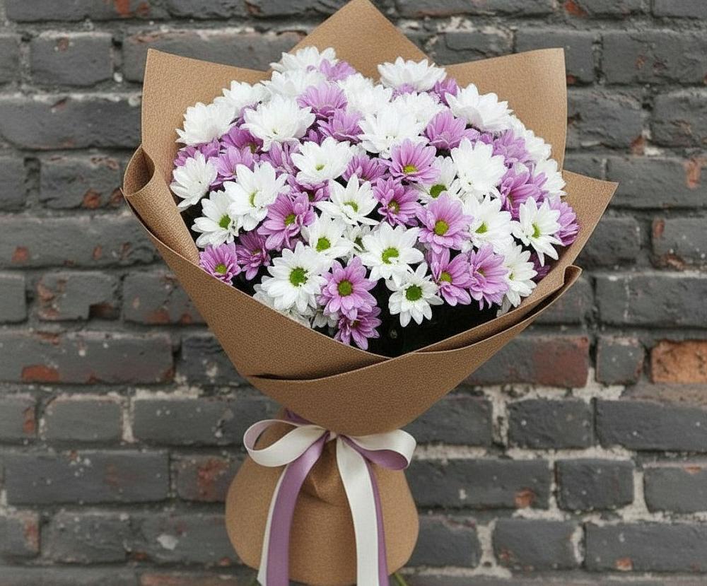 Букет цветов из: Хризантемы в Стародеревянковской