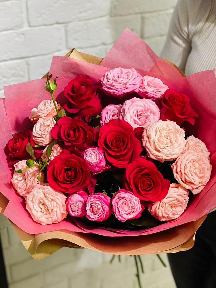 Букет цветов из: Розы в Стародеревянковской