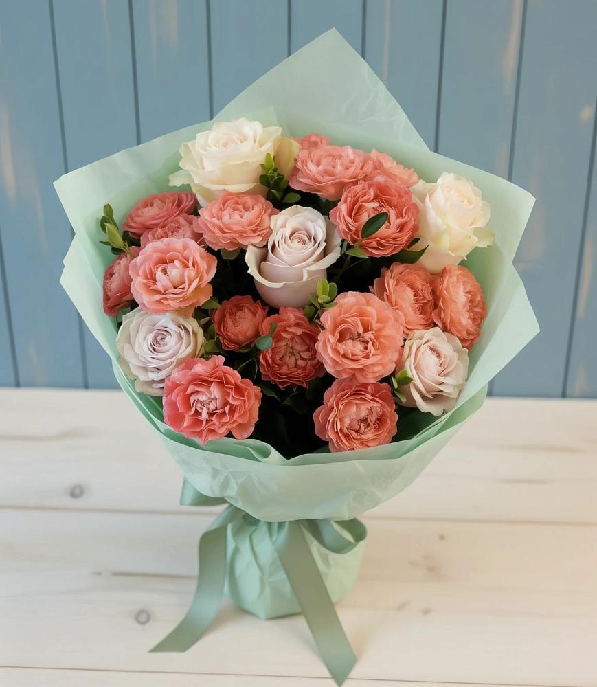 Букет цветов из: Розы в Стародеревянковской