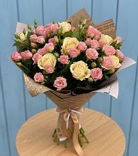 Букет цветов из:  Розы в Стародеревянковской