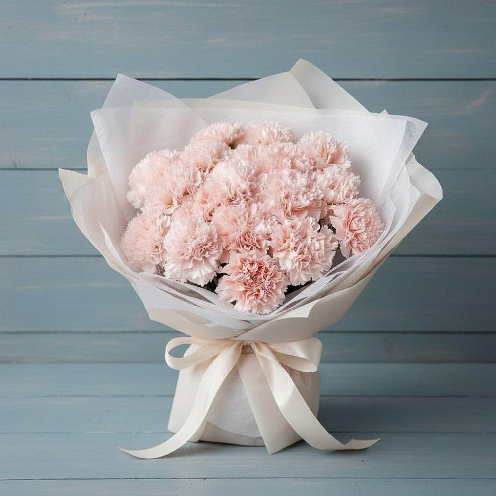 Букет цветов из: Гвоздики в Стародеревянковской