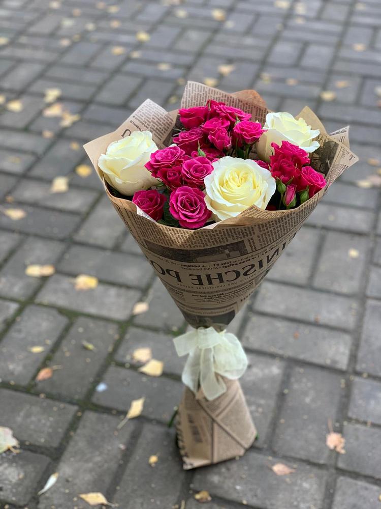 Букет цветов из: Розы в Стародеревянковской