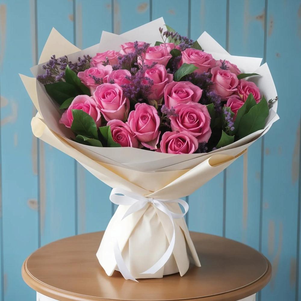 Букет цветов из: Розы в Стародеревянковской