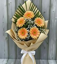 Букет цветов из:  Герберы #REPLACE_PRED# Стародеревянковской