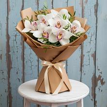 Букет цветов из:  Орхидеи и Розы в Стародеревянковской